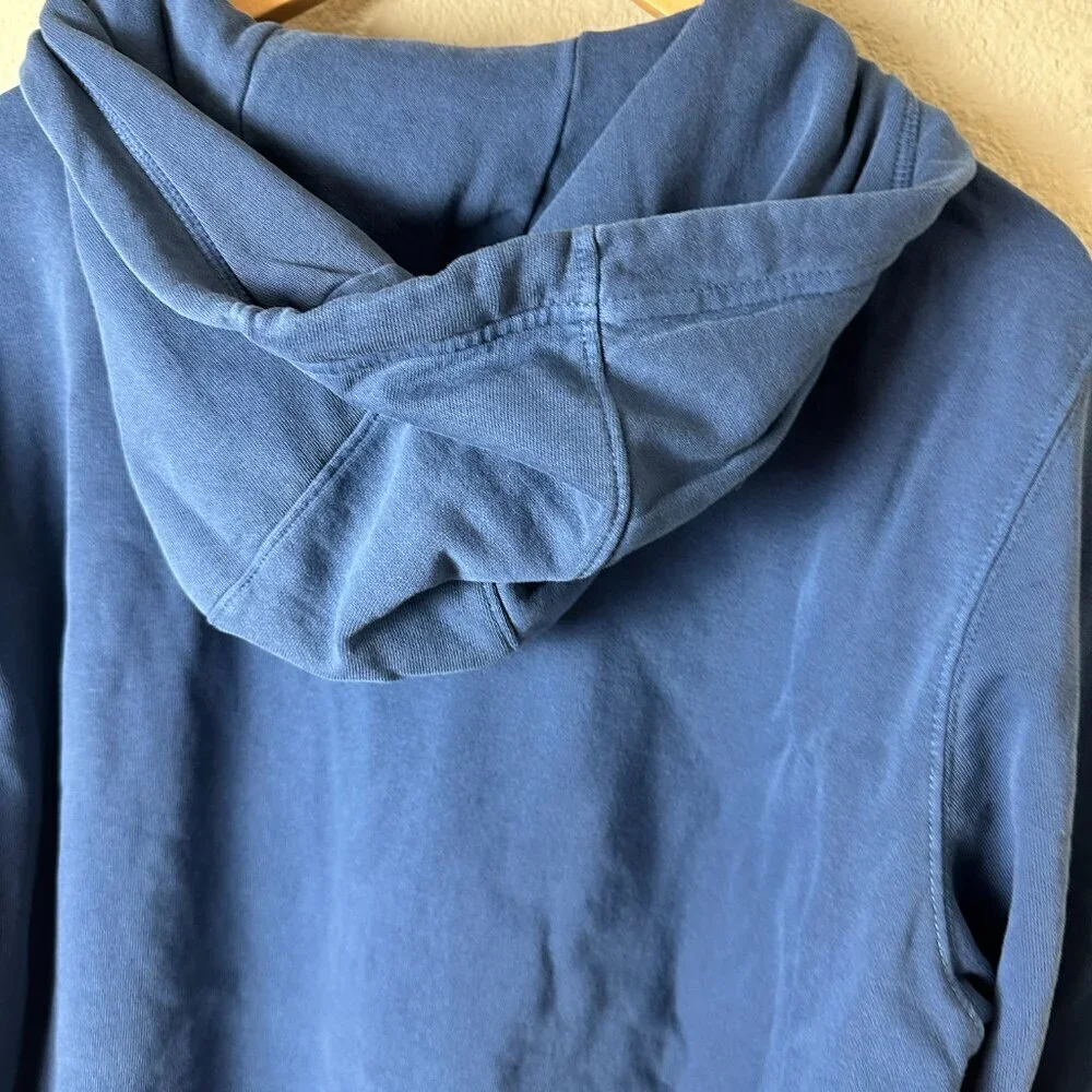 NWT THE NORTH FACE Garment Dye Hoodie Sweatshirt Shady Blue Color Size Large